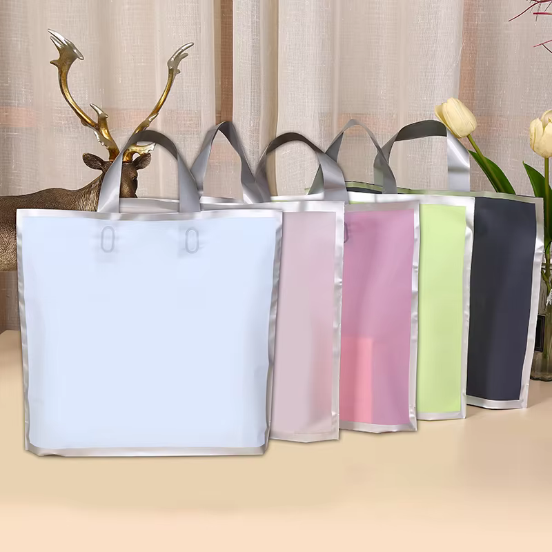50Pcs Frosted hand shopping ba - Wedding/Event Supply Store 评论和价格
