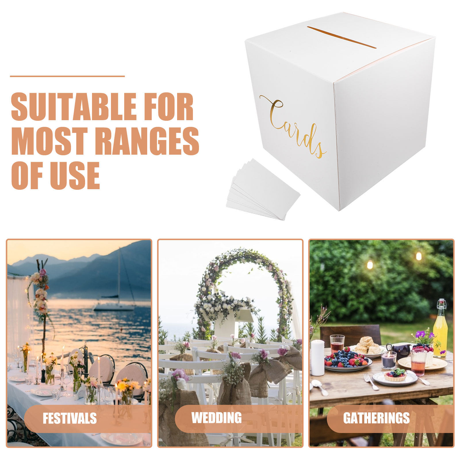 1Set Wedding Card Box Reusable - Wedding Card Box 评论和价格