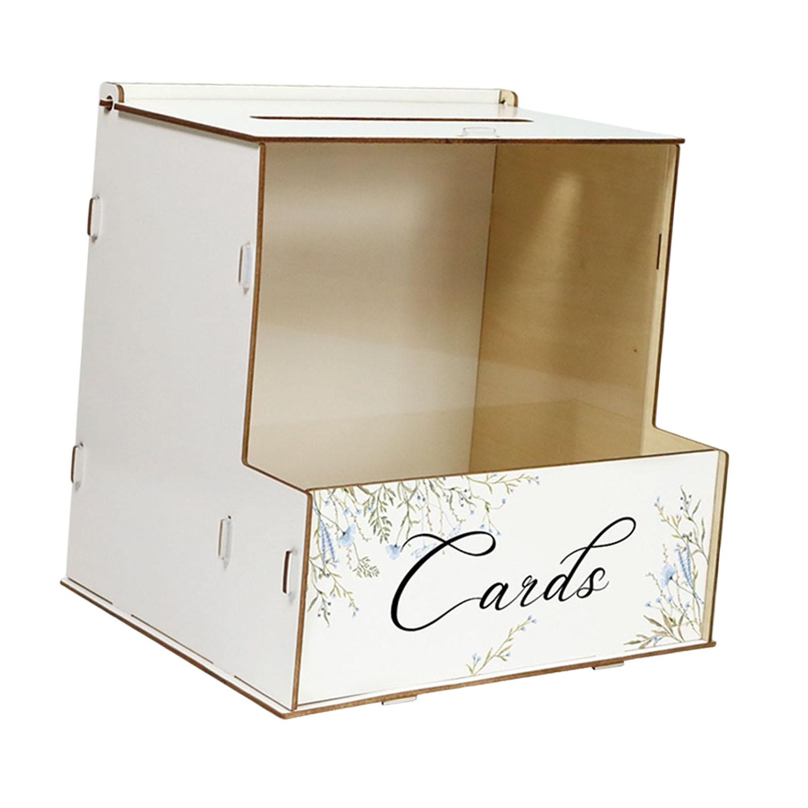 Personalized Rustic Wedding Ca - Wedding Card Box 评论和价格