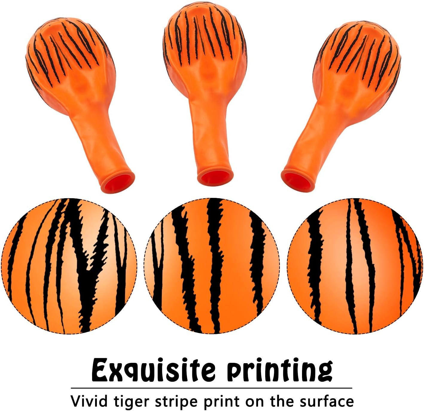 20/40Pcs  Tiger Balloons Tiger - Wedding Zoo 评论和价格