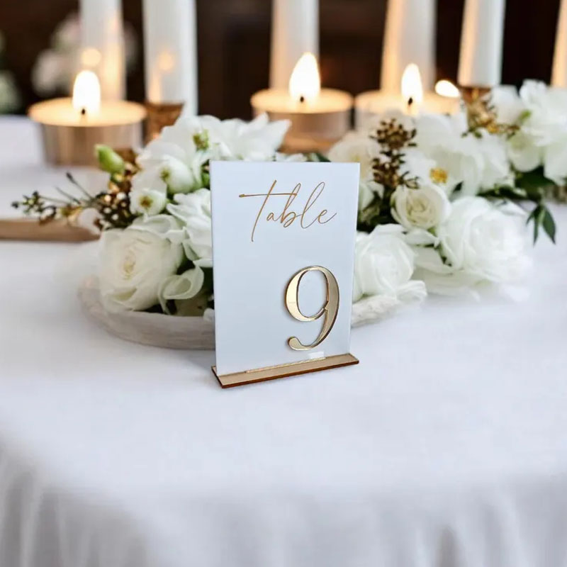 Wedding Table Numbers for Cere - Table Number Gold 评论和价格