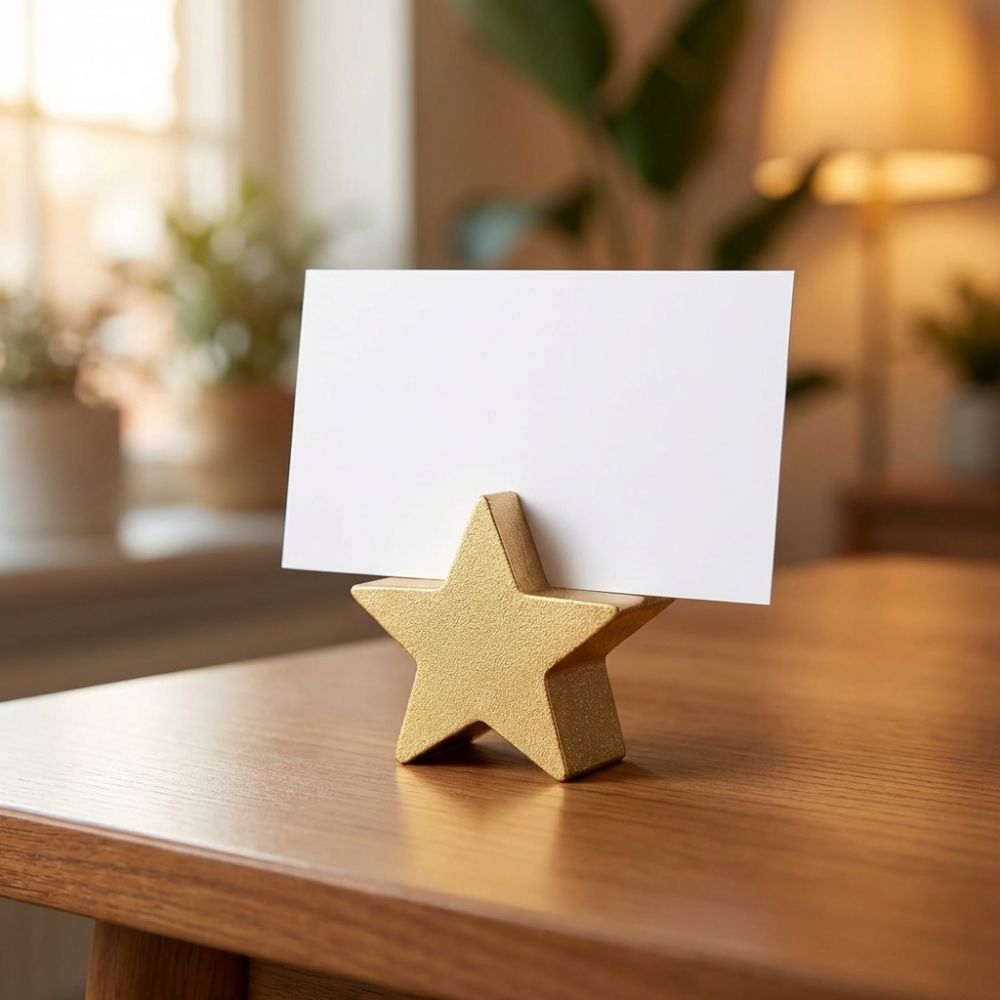 12PCS Star Heart Shaped Table  - Table Number Gold 评论和价格