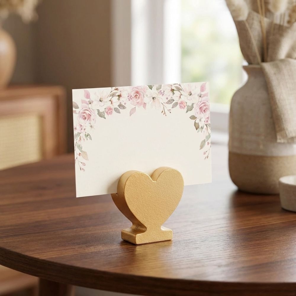 12PCS Star Heart Shaped Table  - Table Number Gold 评论和价格