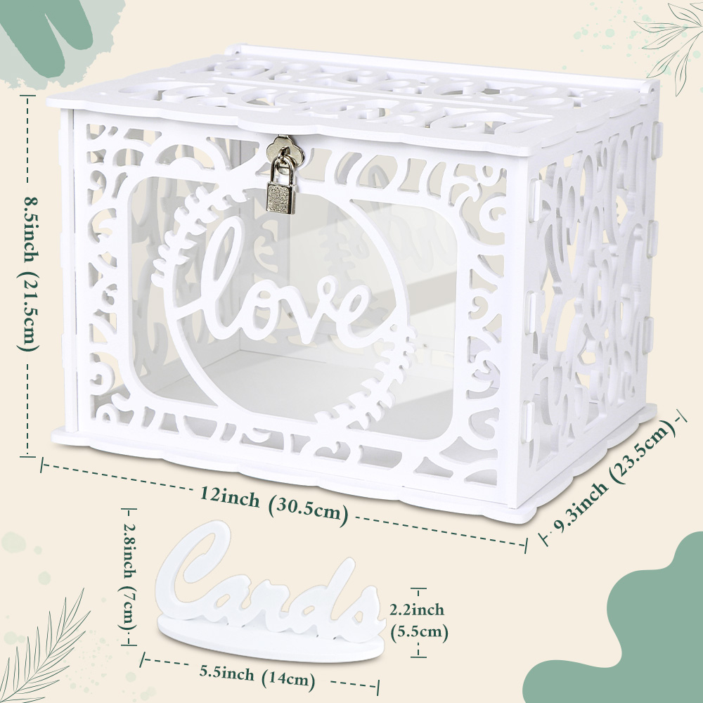Wedding Card Box Envelope Gift - Wedding Card Box 评论和价格